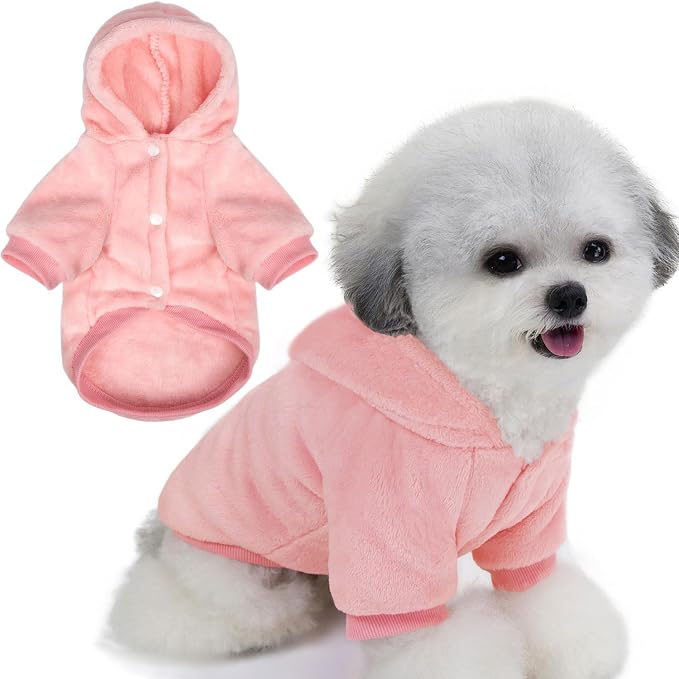 FabriCastle Dog Hoodie Sweater for Small Dogs Boy and Girl, Dog Clothes XS XXS by FabriCastle