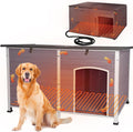 Heated Dog House with Electric Heating Pad Extra Large 59.1" Outdoor & Indoor by Aivituvin