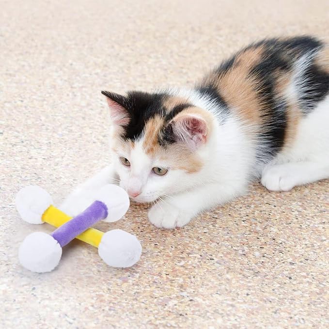 CiyvoLyeen Swabs Catnip Toys Set of 6 Soft Plush Kicker Toys - Image 5