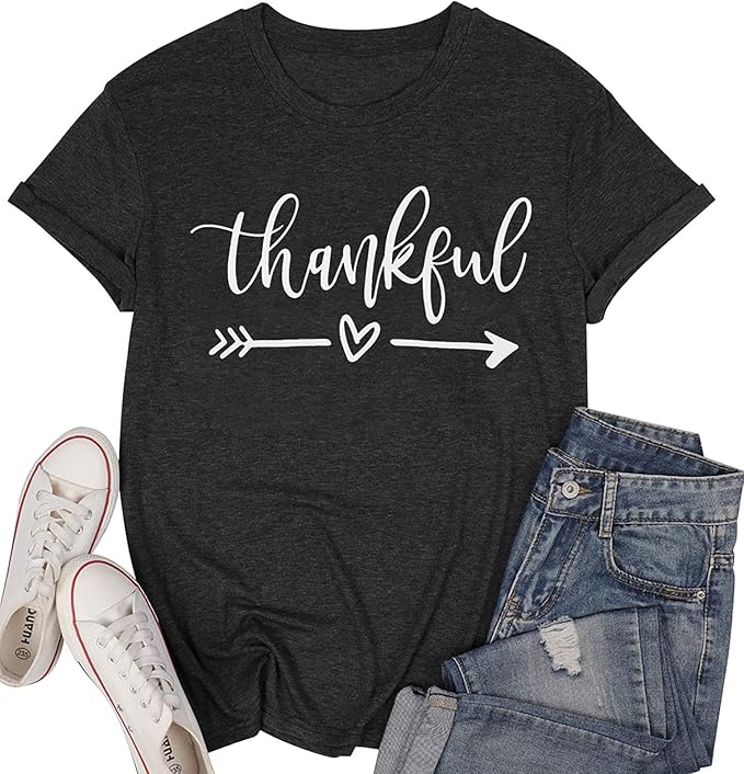 NIUBIA Women's T Shirts Summer Tops Simple Heart Graphic Shirts Sayings Short by NIUBIA