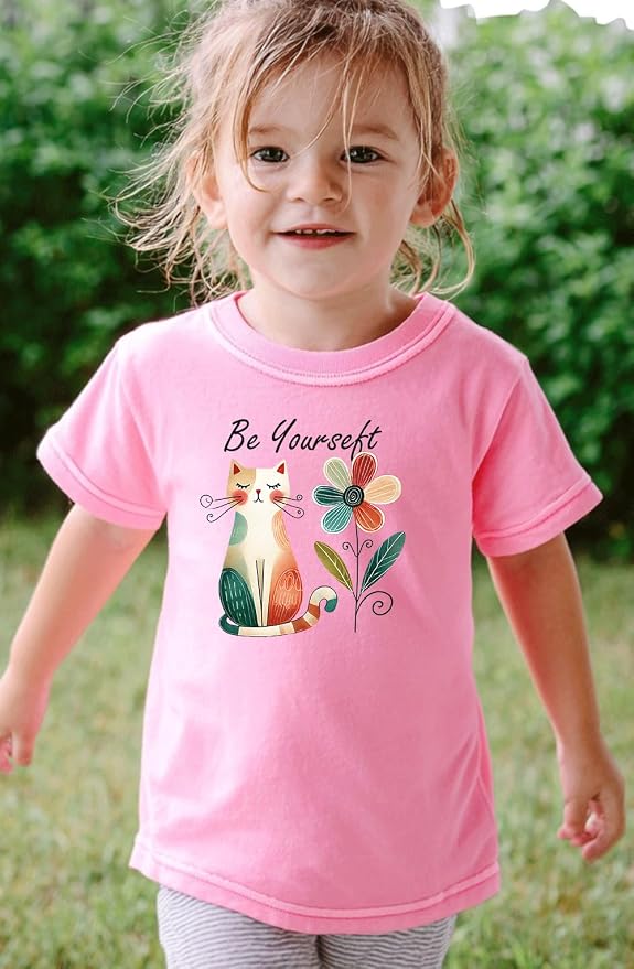 Kids Toddler Little Boys Girls T-Shirt Short Sleeve Funny Animals Graphic - Image 3