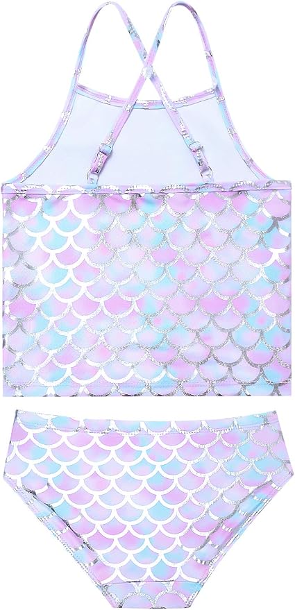 Jxstar Girls 2-Piece Bathing Suit Unicorn Swimsuits Swimwear Tankini - Image 2
