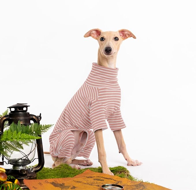 Dog Sweaters for Small Dogs Girls Boys, Striped Pet Sweaters for Fall Winter - Image 3