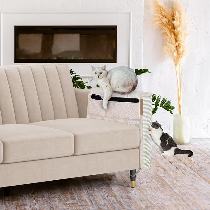 Cat Scratch Sofa Protector, 27.6" L*19.6" W Cat Scratch Furniture Protector Pad - Image 7