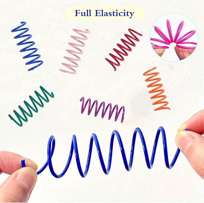 48PCS 12Colors Cat Spring Toys for Indoor Cats, Interactive Coil Springs for - Image 3