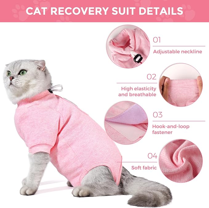 Dotoner Cat Surgery Recovery Suit - Image 4