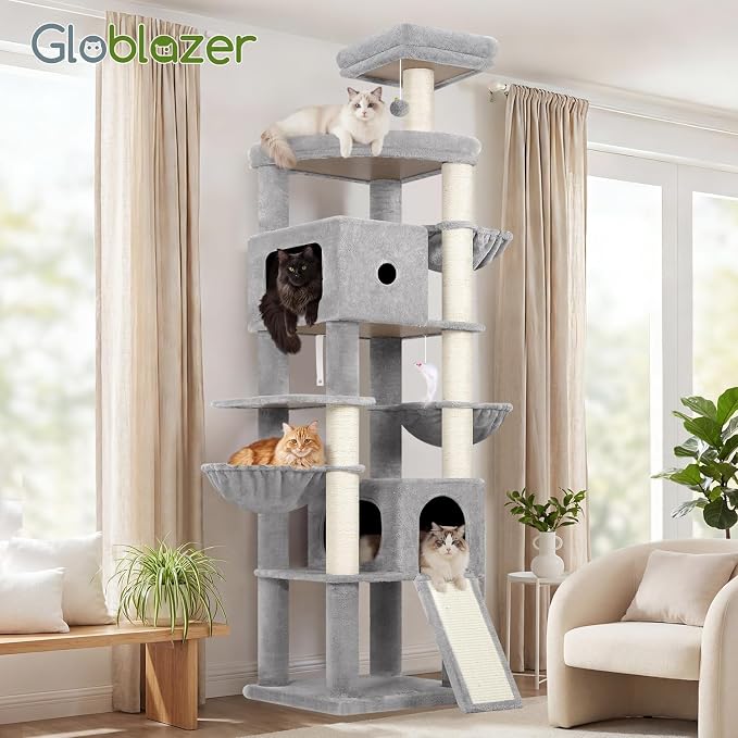 Globlazer Heavy Duty Cat Tree, 83 Inch Giant Cat Tower - Image 7