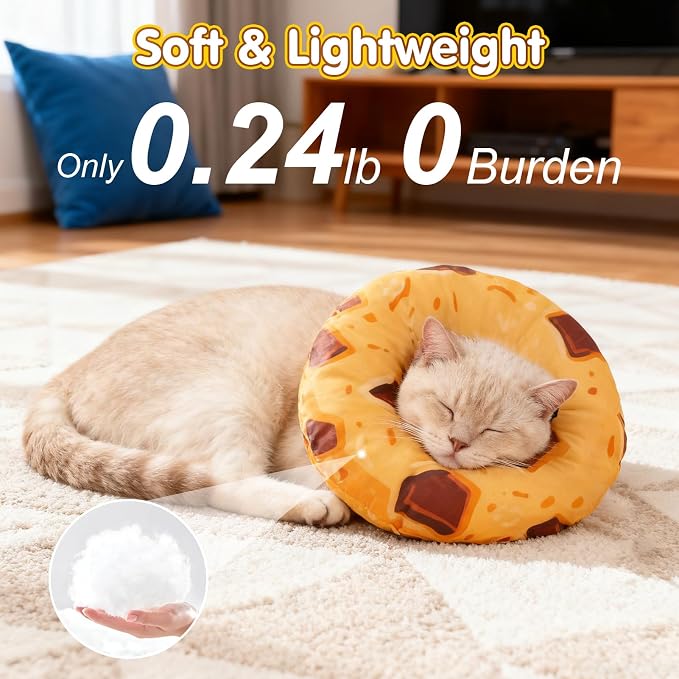 BEAUTYZOO Cat Cone Collars Soft, Cat Recovery E Collars After Surgery to Stop - Image 3