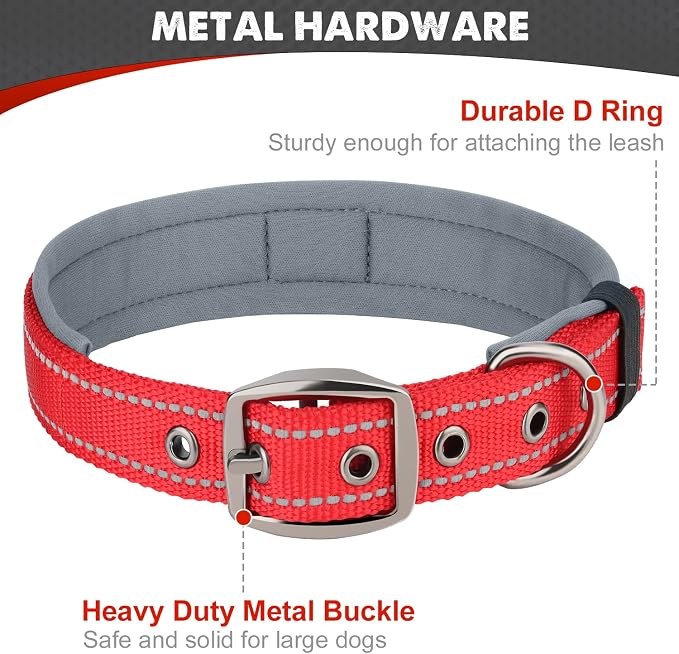 Joytale Dog Collar for Extra Large Dogs, Neoprene Padded and Adjustable - Image 5