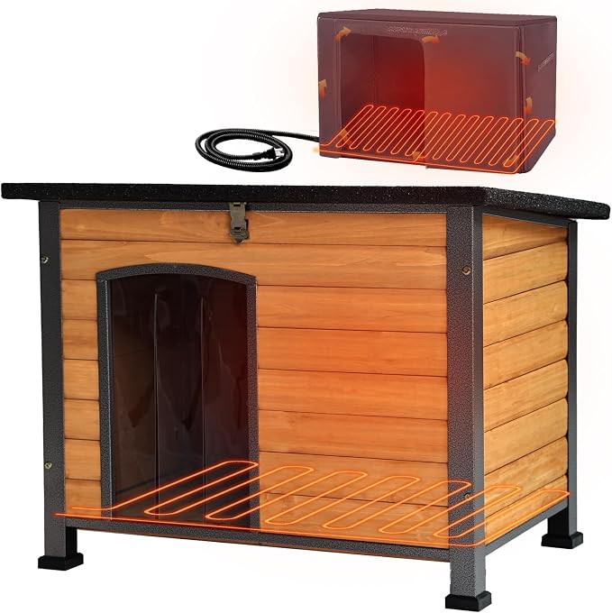 Aivituvin Heated Outdoor Dog House by Aivituvin