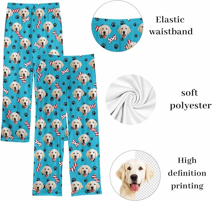 Custom Couple Pajama Pants Sock - Image 5