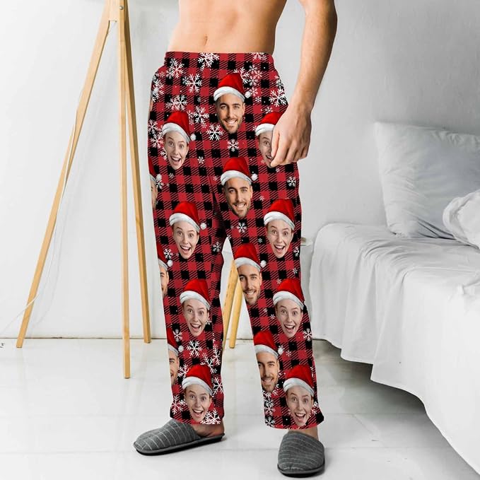 MyPupSocks Customized Face Pajamas Pants Sleep Bottoms - Image 2