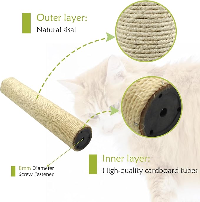4 Pcs Cat Scratching Post Replacement - Image 3