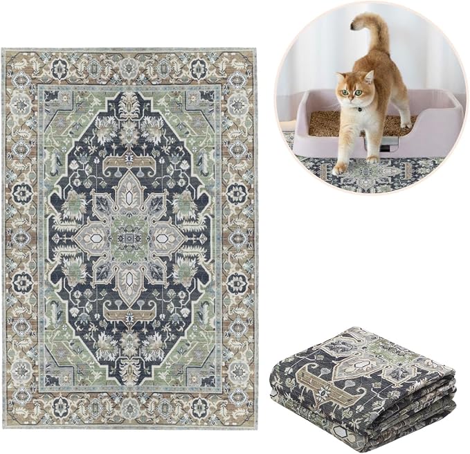 Lovewag Cat Litter Box Mats 2 Pack - Image 2