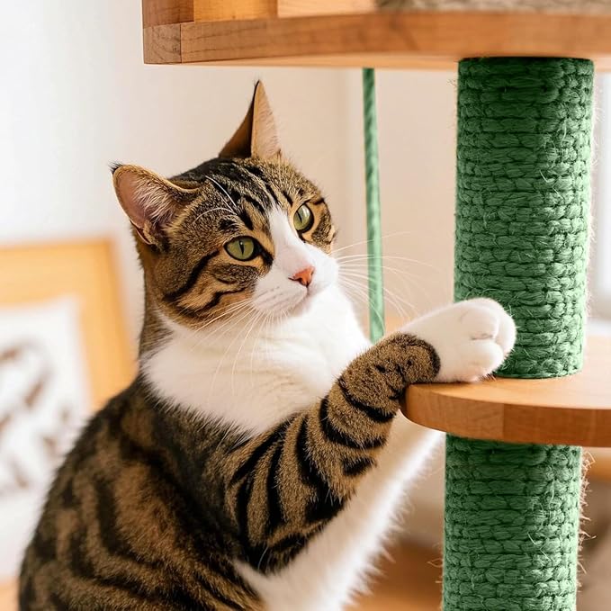 Sisal Rope for Cat Scratcher 1/4" 50 Ft Cat Tree Twine for Repairing Cat - Image 6