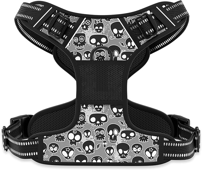 Rnivvi No Pull Dog Harness, Cute Reflective Medium Sized Puppy Kitten Harness by Rnivvi