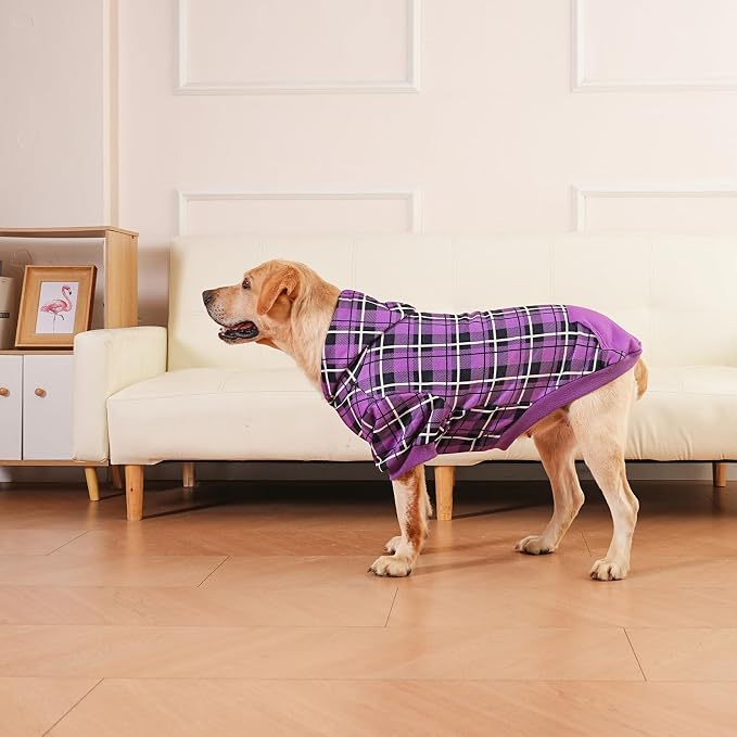 EXPAWLORER Plaid Dog Hoodie - Image 8