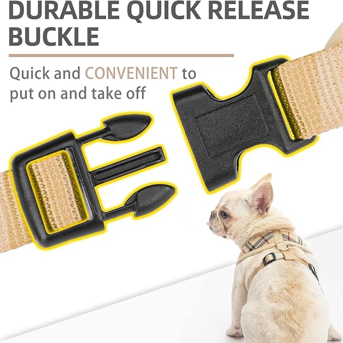 PUPTECK Soft Mesh Dog Harness and Leash Set Pet Puppy Cat Comfort Padded Vest - Image 4