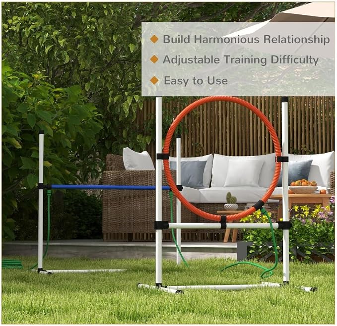 3 Piece Dog Agility Training Equipment Set - Image 5