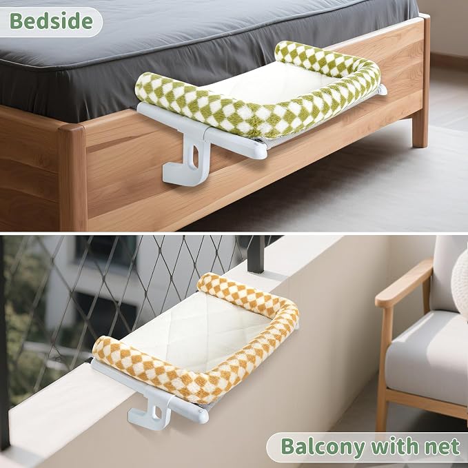 Sunhoo Cat Window Perch Hammock Sturdy Windowsill Bed Seat - Image 7