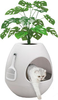 Eggloa6 Plant Litter Box, Hidden Cat Litter Box by COZIWOW