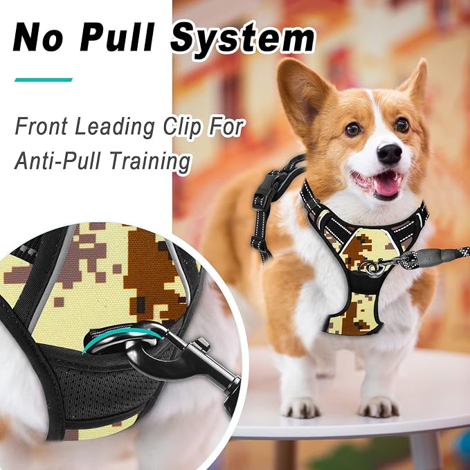 BARKBAY No Pull Dog Harness Large Step in Reflective Dog Harness - Image 4