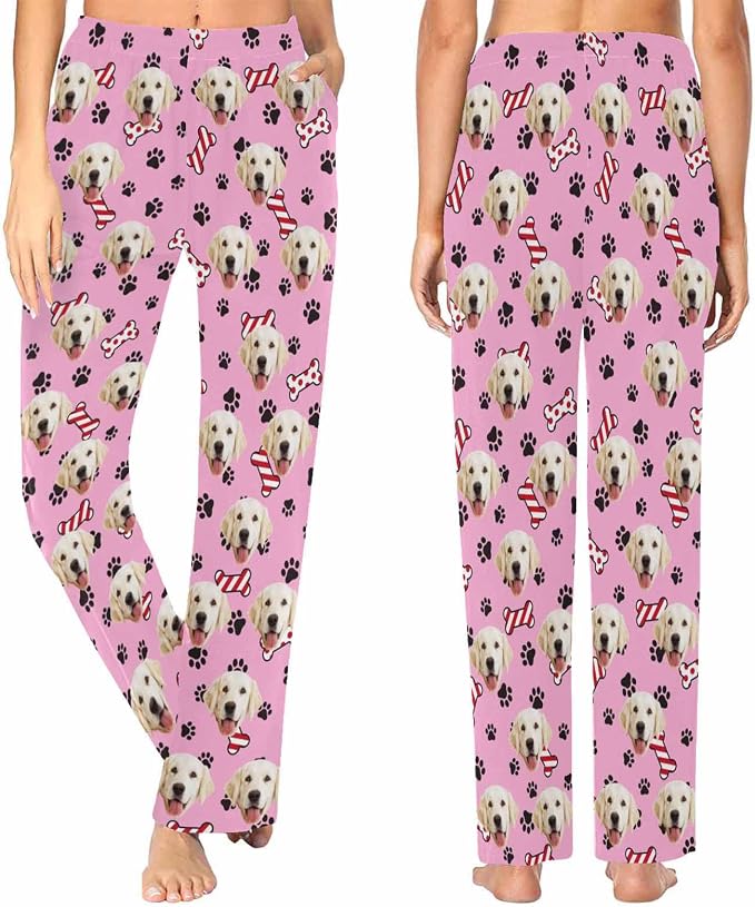 Custom Face Pajamas Pants Personalized Nightwear Bottoms - Image 2