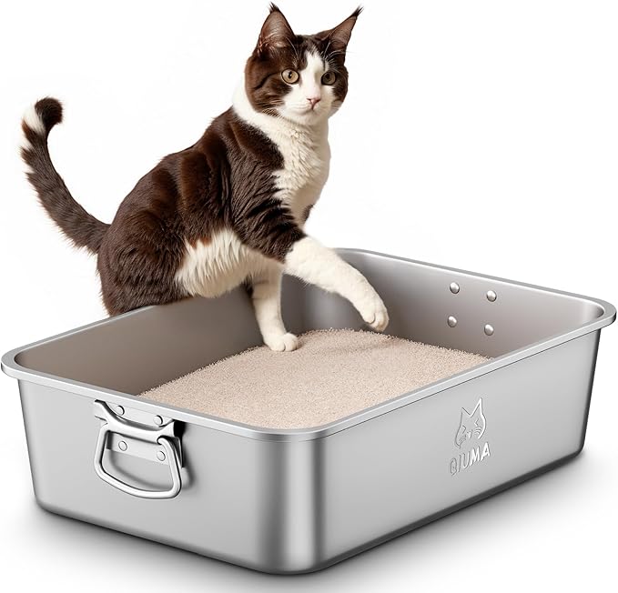 Stainless Steel Litter Box by Unknown