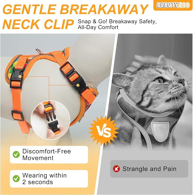 BEAUTYZOO Escape Proof Cat Harness and Leash - Image 4