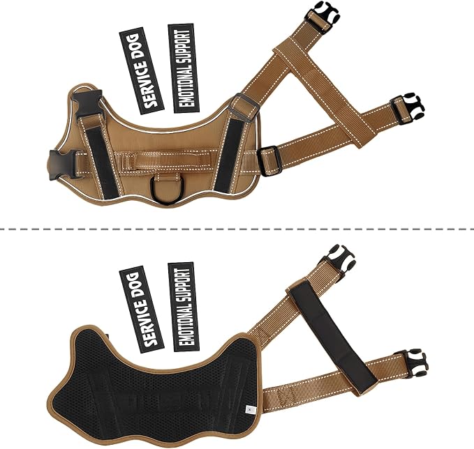VOOPET Emotional Support Dog Harness, Professional Service Dog Vest - Image 4