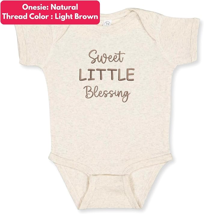COUPLEHOODIES Personalized Baby Onesie Bodysuit – Custom Embroidery Gift - Image 2