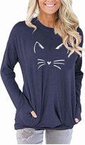 Akihoo Womens Casual Long Sleeve Tunic Tops Crew Neck Shirt Blouses by Akihoo
