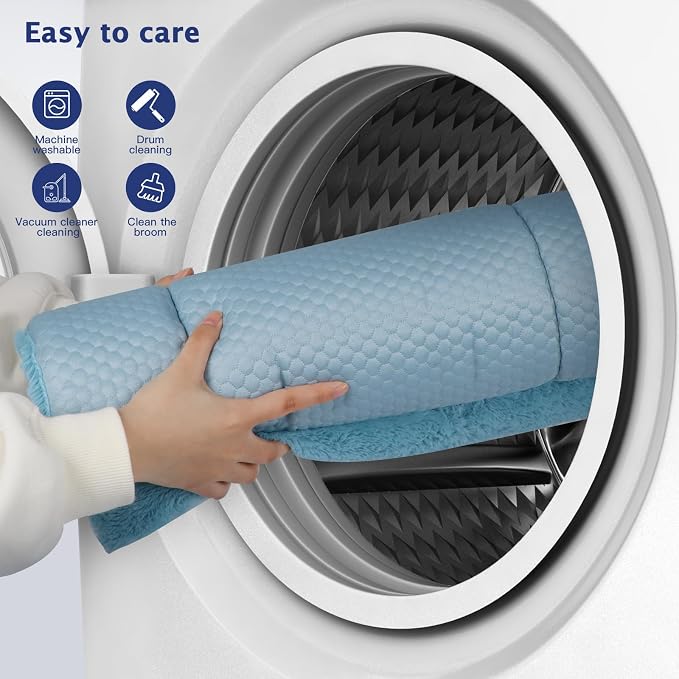 Dog Bed Mat, Crate Pad Reversible, Soft Kennel Pad, Washable Dog Crate Mat - Image 6