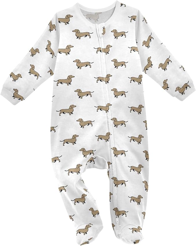 Baby Sleepers For Girl Boys Newborn Baby Play One-Piece Footies For 0-24 Months by Unknown