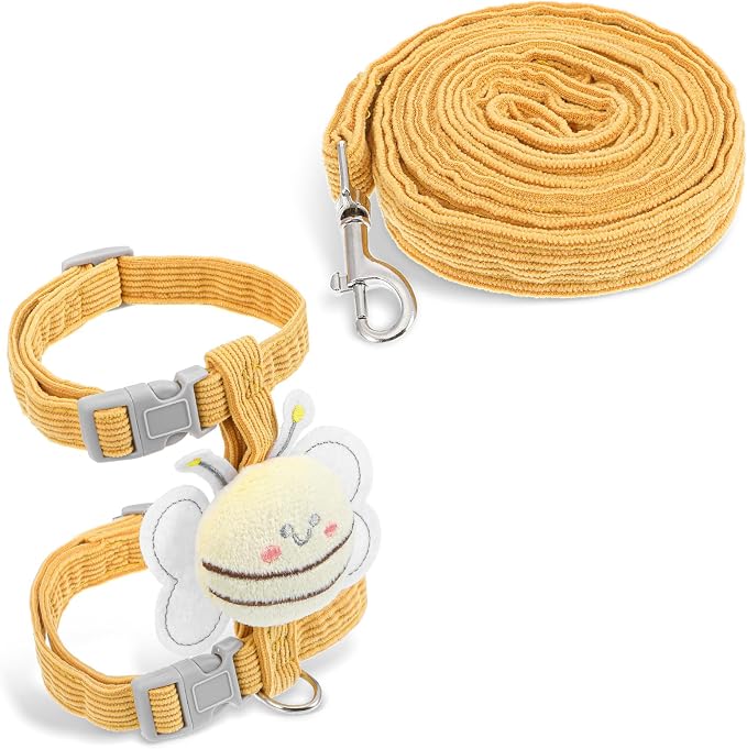 Cat Collar and Leash Set, Escape Proof Adjustable Kitten Harness, Soft by Unknown