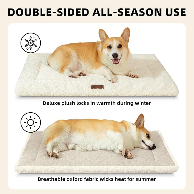 Reversible Dog Bed Mat 47"x29" for Large Dogs - Image 4