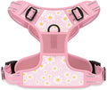 Rnivvi No Pull Dog Harness, Cute Flower Reflective Medium Sized Puppy Harness by Rnivvi