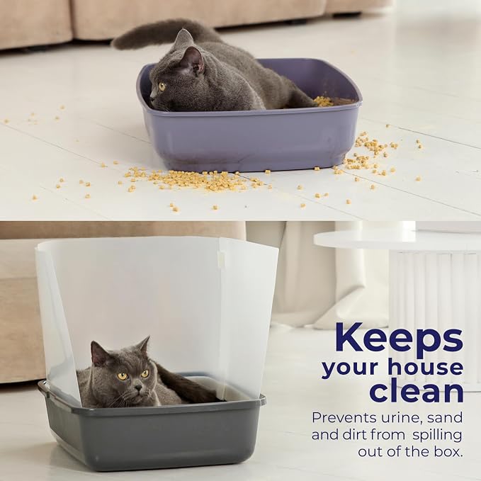 Cat Litter Box Pee Shields | Litter Box Cover 15 * 11.5in | Cat Pee Shields & - Image 4