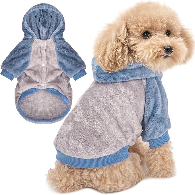 FabriCastle Dog Hoodie Sweater for Small Dogs Boy and Girl, Small Dog Clothes by FabriCastle