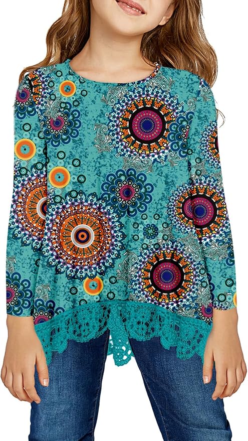 storeofbaby Girls Casual Tunic Tops Short Sleeve Loose Soft Blouse T-Shirt by storeofbaby