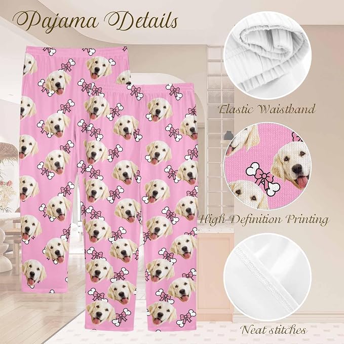 Custom Couple Pajama Pants Sock - Image 4