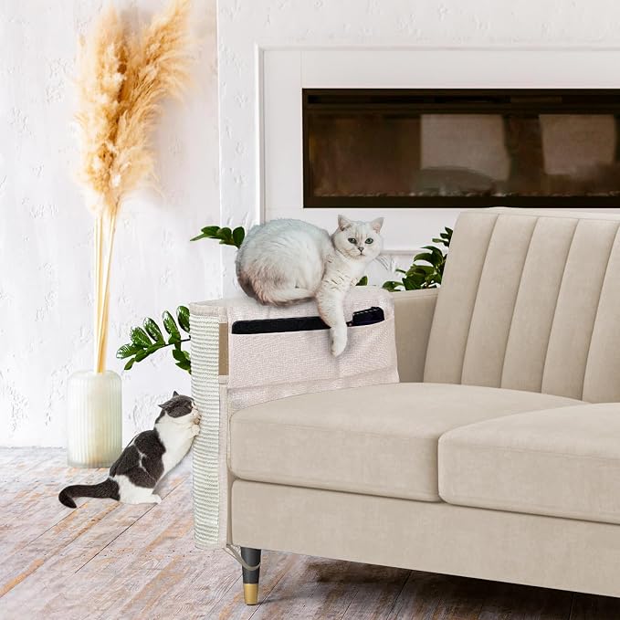 Cat Scratch Sofa Protector, 27.6”L*19.6“W Cat Scratch Furniture Protector Pad - Image 7