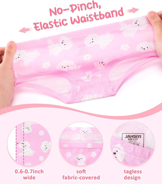 Girls and Toddlers 100% Cotton Underwear Tagless Soft Panties Size 2-3T - Image 3