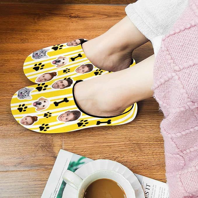 Artsadd Custom Pajamas for Women Men Family, Personalized Face Pjs Pajama Pants - Image 5