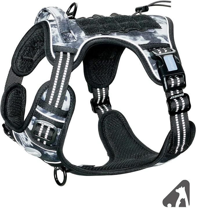 AUROTH Tactical Dog Harness for Small Medium Large Dogs No Pull Adjustable Pet - Image 7