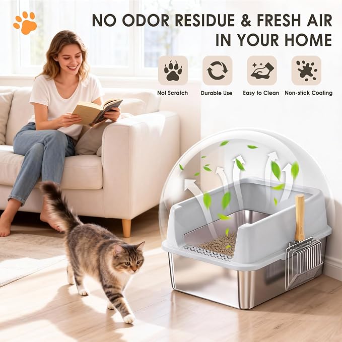 Stainless Steel Litter Box - Image 8