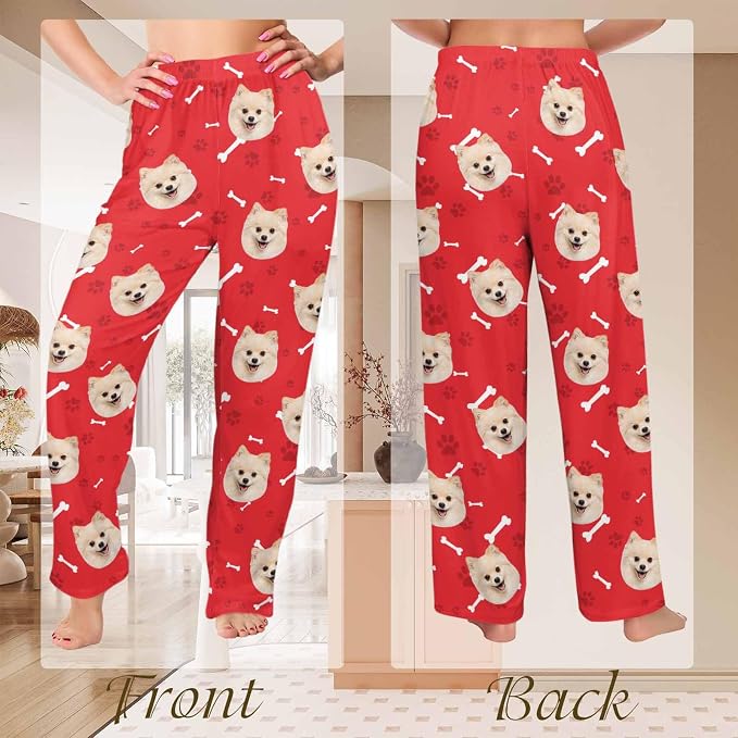 Custom Couple Pajama Pants Sock - Image 5