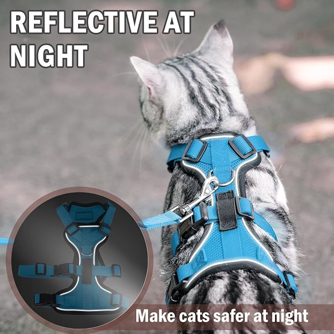 PUPTECK Cat Harness and Leash Set Escape Proof - Image 5