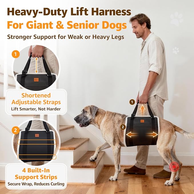 Adjustable Dog Lift Harness Dog Sling - Image 2