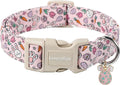 Lionet Paws Easter Dog Collar- Cute Rabbit Purple Eggs Pink Dog Collars by lionetpaws